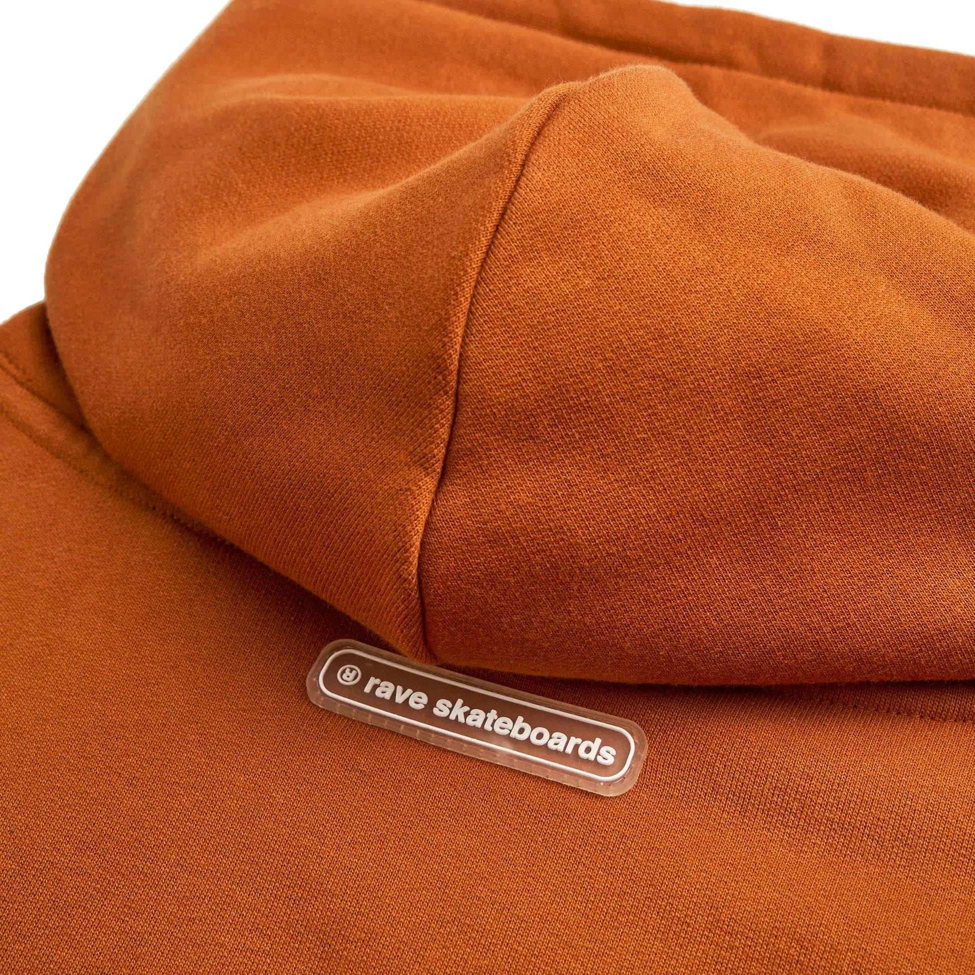 Rave Skateboards Hoodie - CORE LOGO (Brown)-Hoodie-Second Floor Stuff-Second Floor Stuff