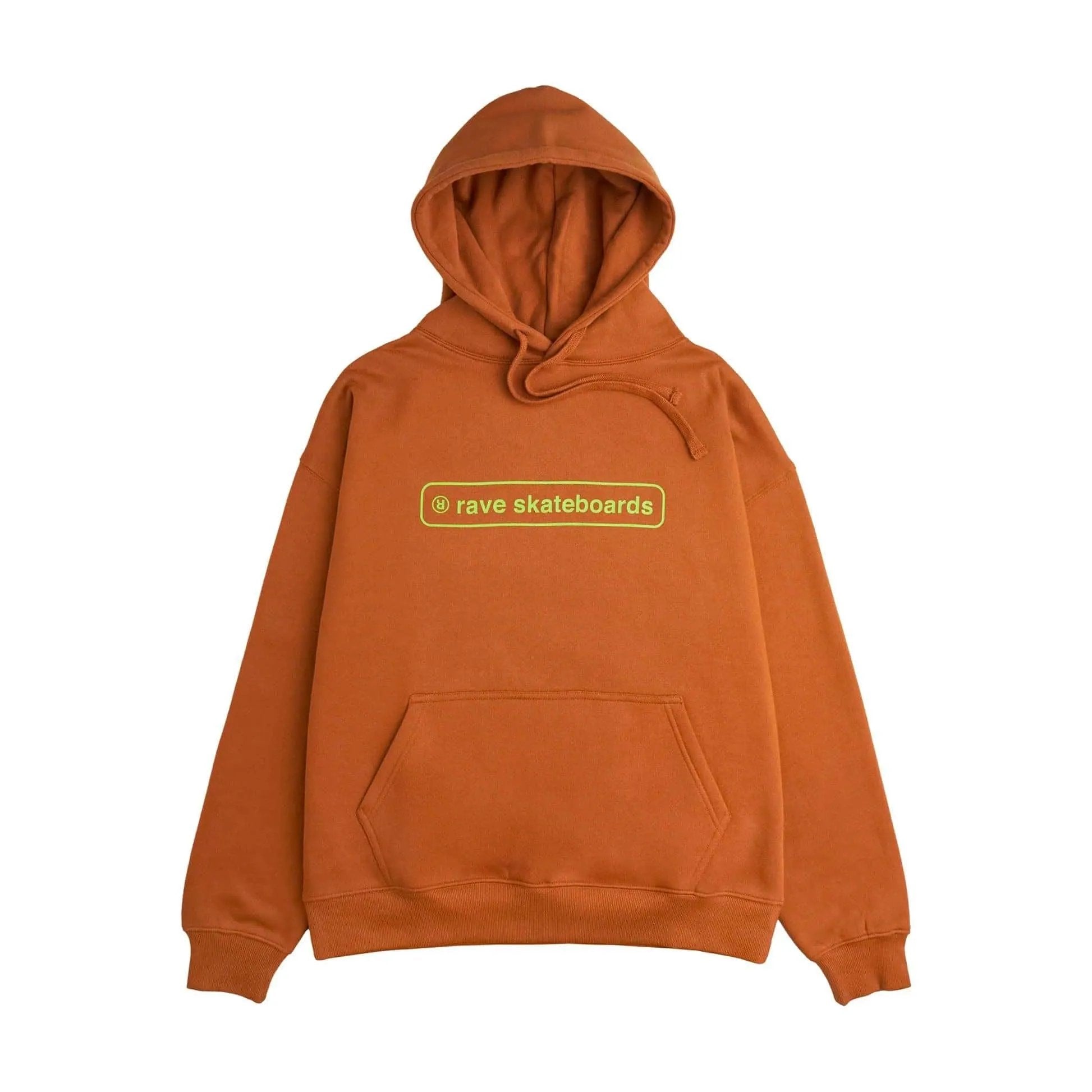 Rave Skateboards Hoodie - CORE LOGO (Brown)-Hoodie-Second Floor Stuff-Second Floor Stuff