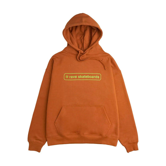 Rave Skateboards Hoodie - CORE LOGO (Brown)-Hoodie-Second Floor Stuff-Second Floor Stuff