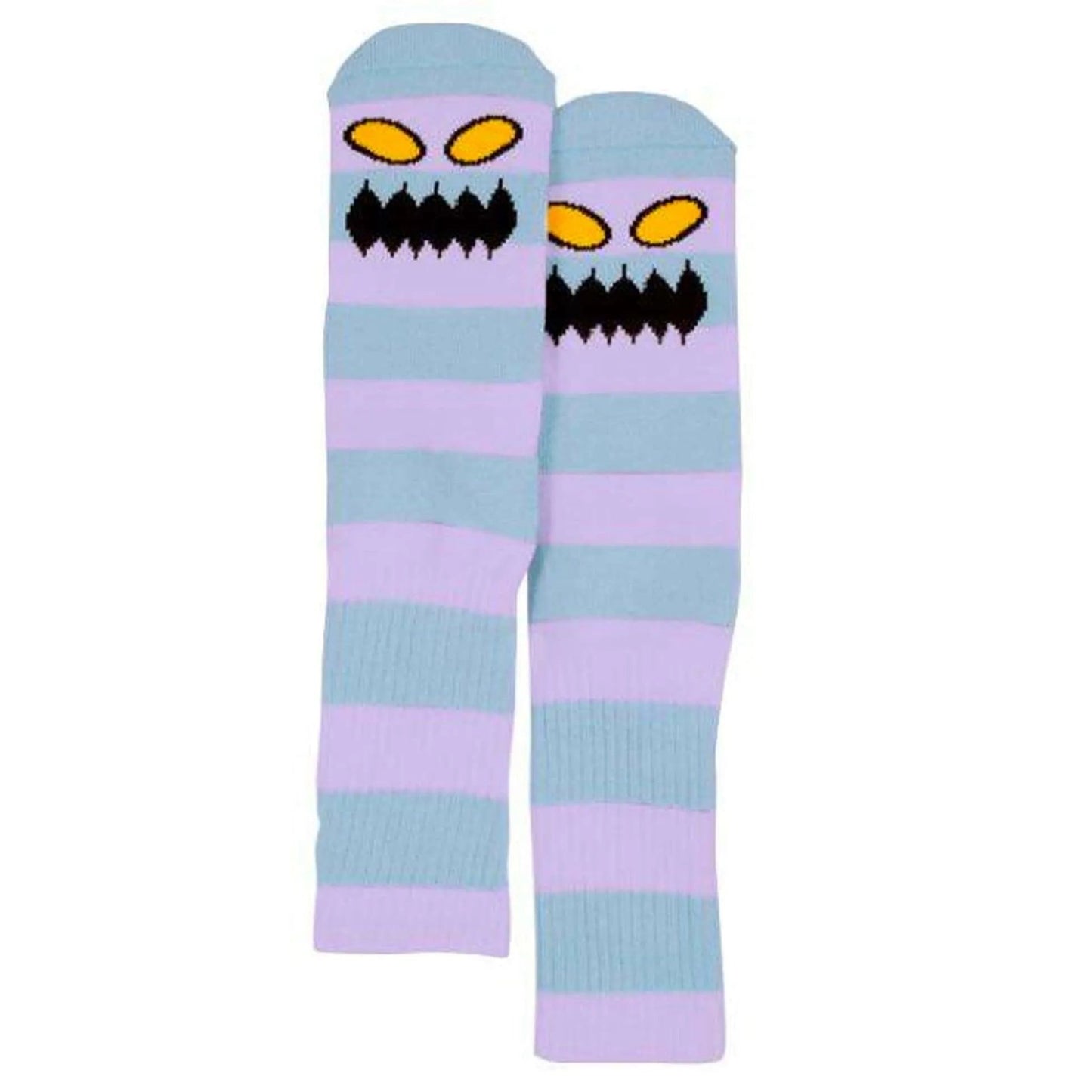Toy Machine Socks - Big Stripe (Lavender/Blue)-Socks-Second Floor Stuff-Second Floor Stuff