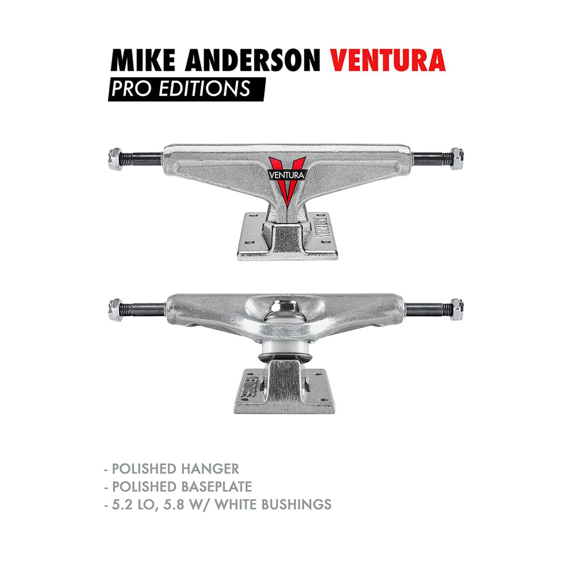 Venture Trucks - Mike Anderson Pro team 5.8 (Silver) - Second Floor Stuff