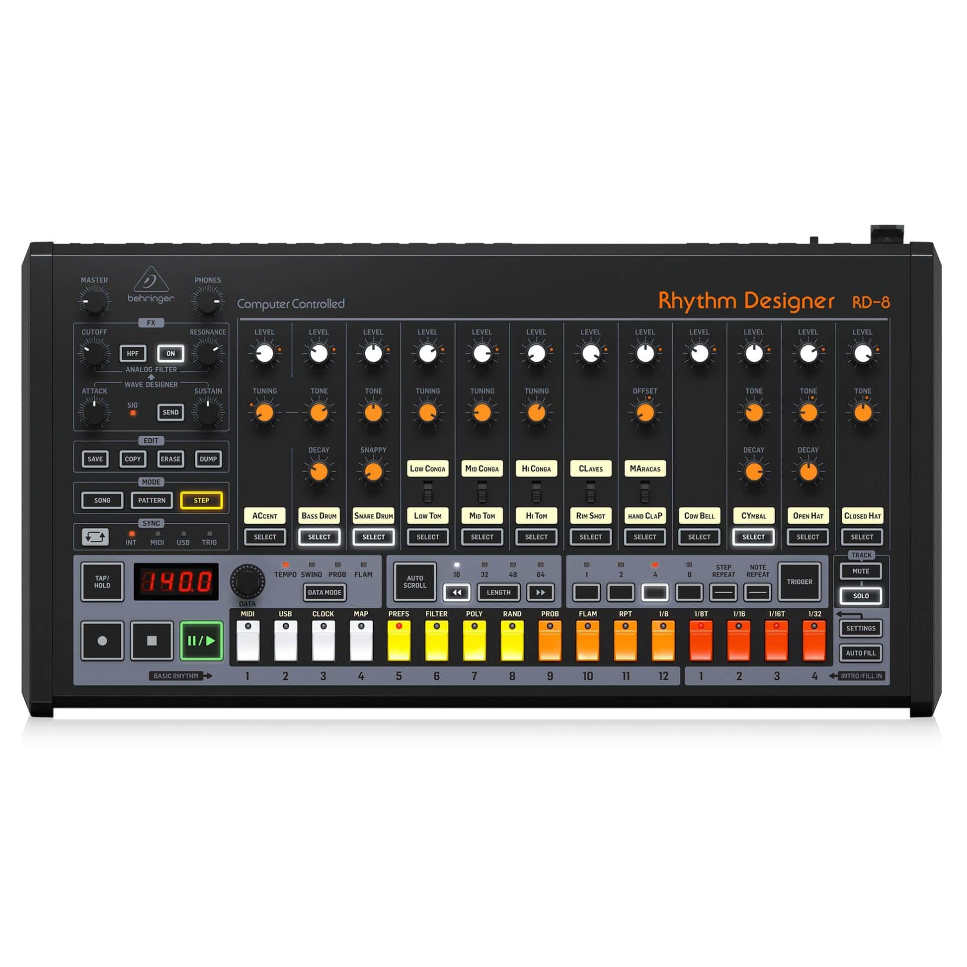Behringer RD-8 MKII - Analogue Drum Machine-Second Floor Stuff