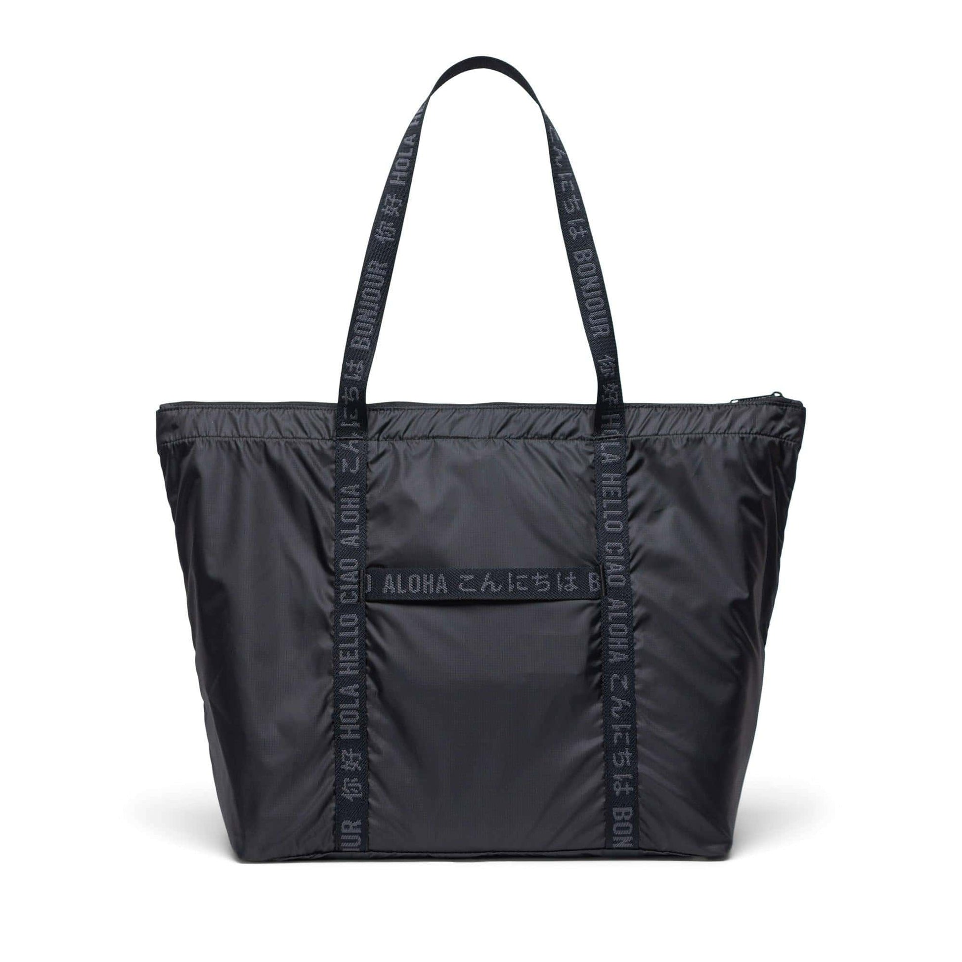 Herschel - Portland Packable Tote (Black) 23.7L - Second Floor Stuff