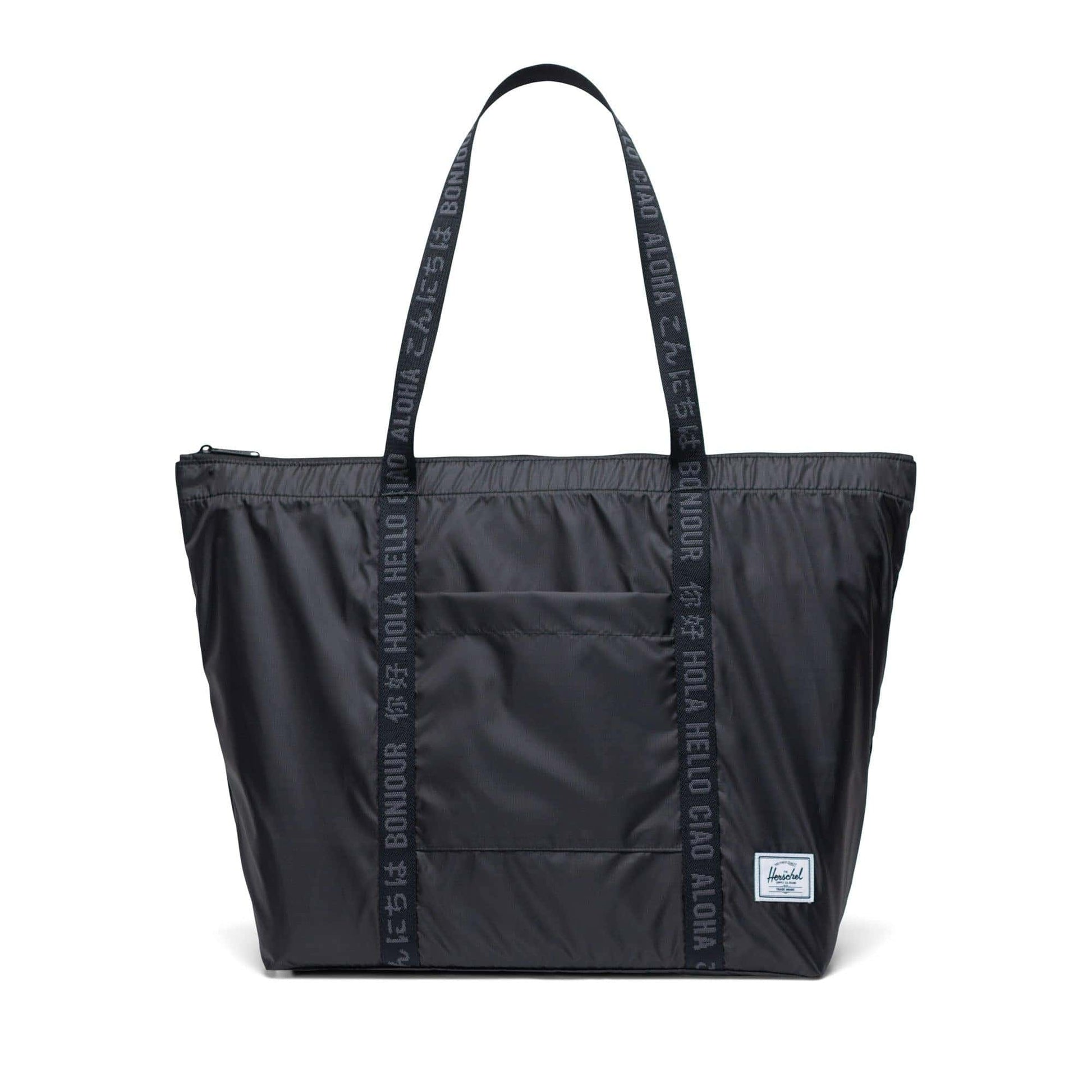 Herschel - Portland Packable Tote (Black) 23.7L - Second Floor Stuff