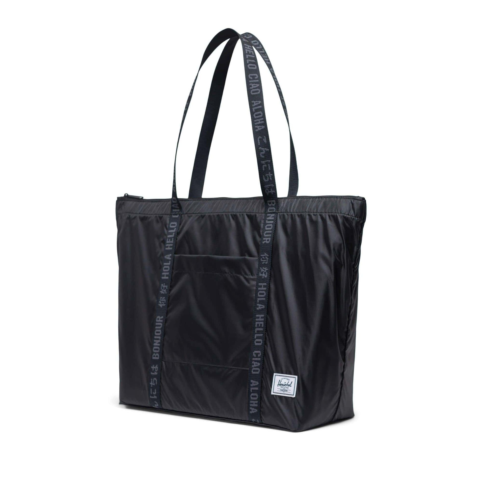 Herschel - Portland Packable Tote (Black) 23.7L - Second Floor Stuff