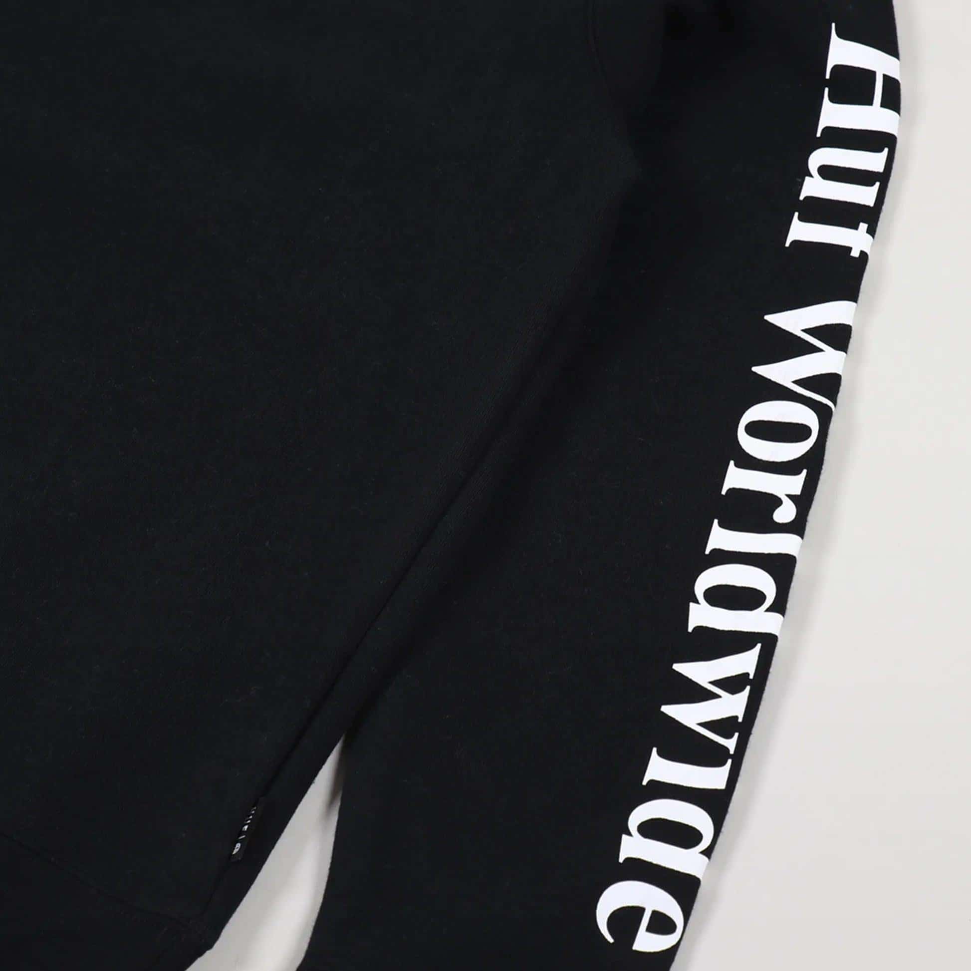 HUF T-Shirt - Essentials Domestic Longsleeve (Black)-T-Shirt-Second Floor Stuff-Second Floor Stuff