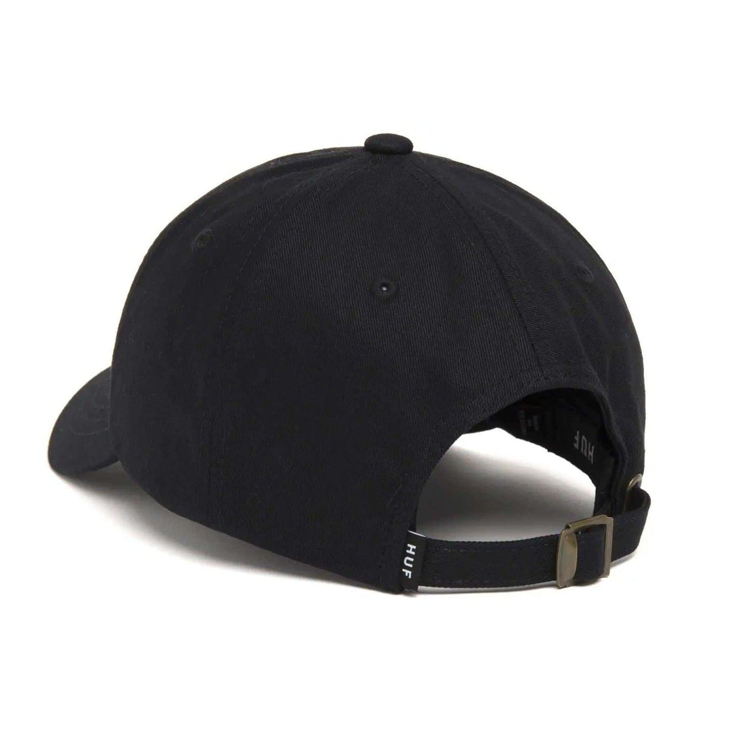 HUF Cap - Essentials OG Logo CV 6 Panel (Black)-Caps-Second Floor Stuff-Second Floor Stuff