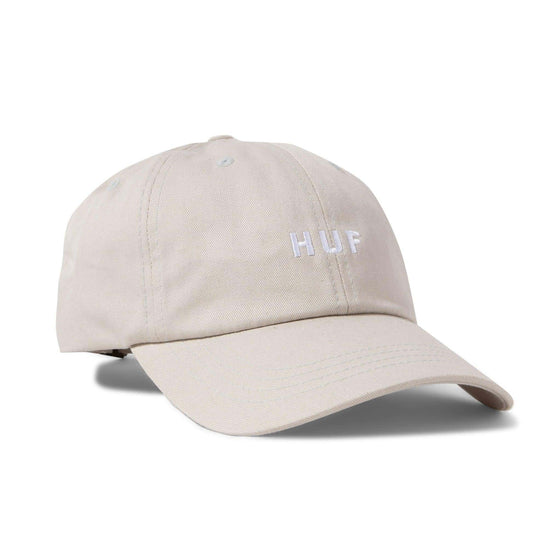 HUF Cap - Essentials OG Logo CV 6 Panel (Cream)-Caps-Second Floor Stuff-Second Floor Stuff
