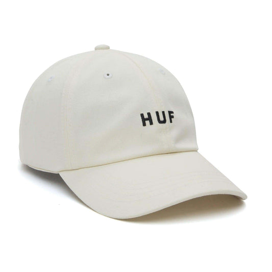 HUF Cap - Essentials OG Logo CV 6 Panel (Off White)-Caps-Second Floor Stuff-Second Floor Stuff