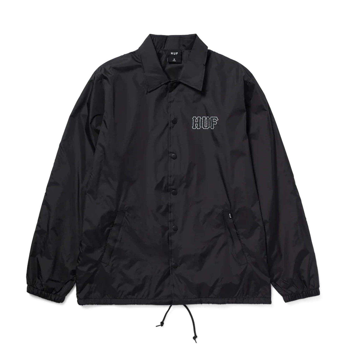 HUF Jacket - Set H Coaches (Black)-Jacket-Second Floor Stuff-Second Floor Stuff