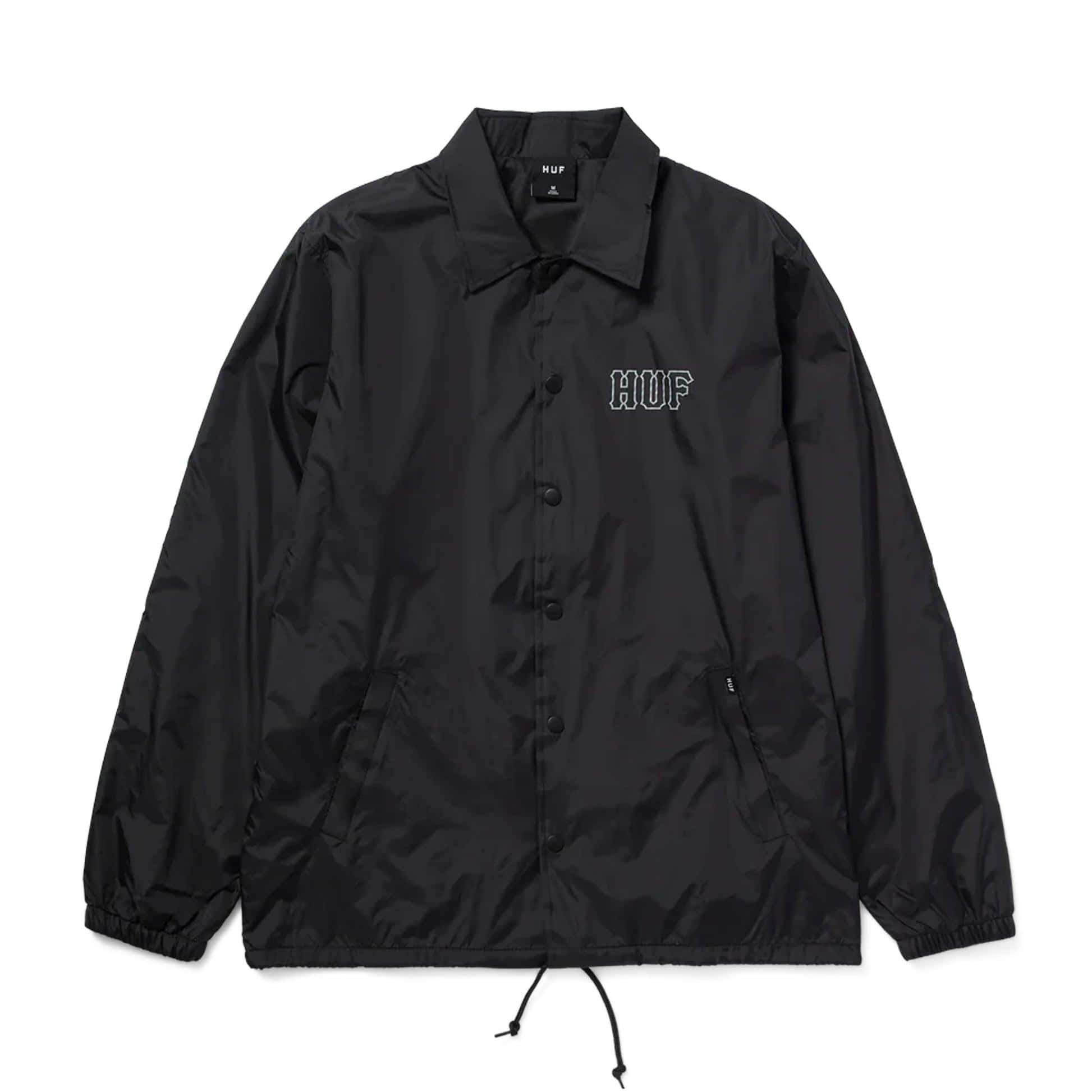 HUF Jacket - Set H Coaches (Black)-Jacket-Second Floor Stuff-Second Floor Stuff