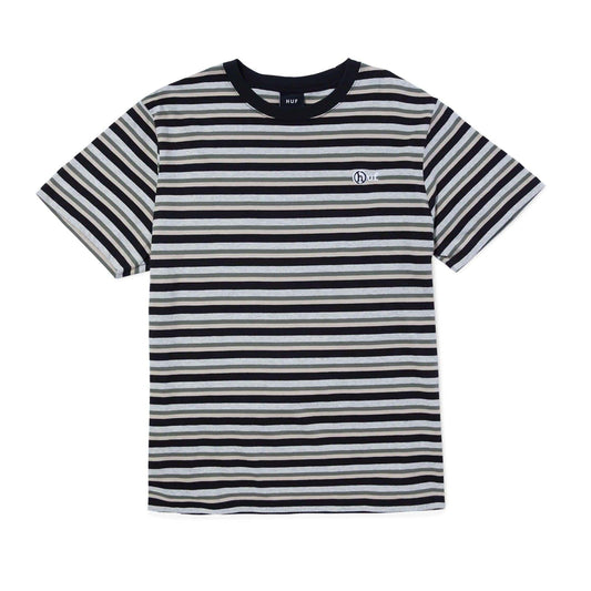 HUF T-Shirt - Webster Stripe Knit Top (Cream)-T-Shirt-Second Floor Stuff-Second Floor Stuff