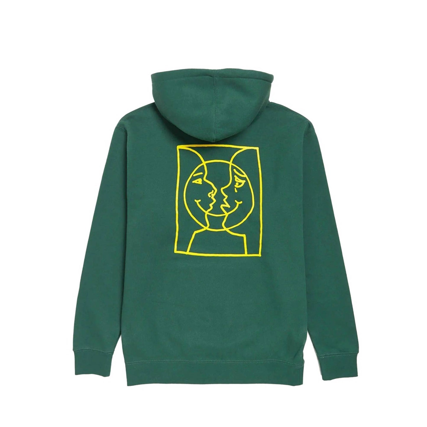 Krooked Hoodie - Moonsmile (green/yellow) - Second Floor Stuff