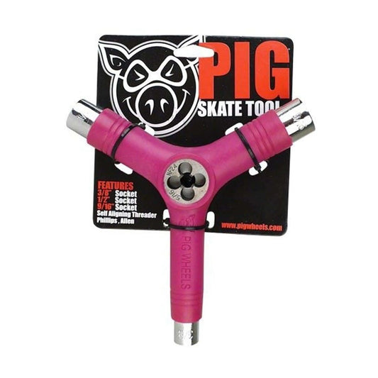 Pig Wheels - Pig Skate Tool (Pink) - Second Floor Stuff