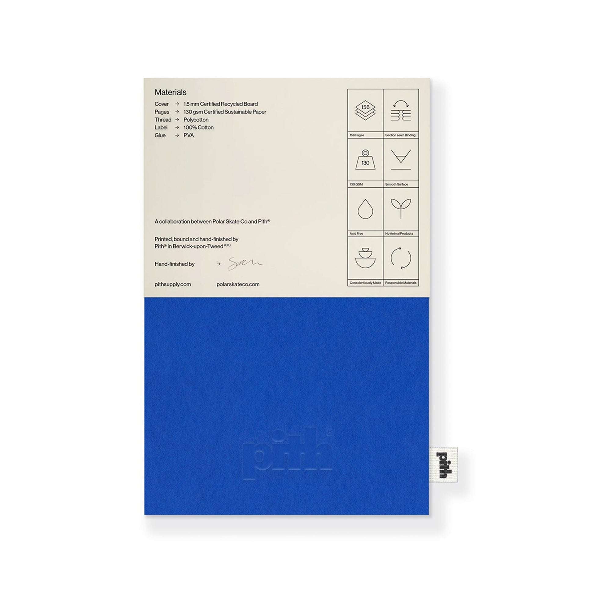Polar Skate Co Book - Polar Deck Book (Blue)