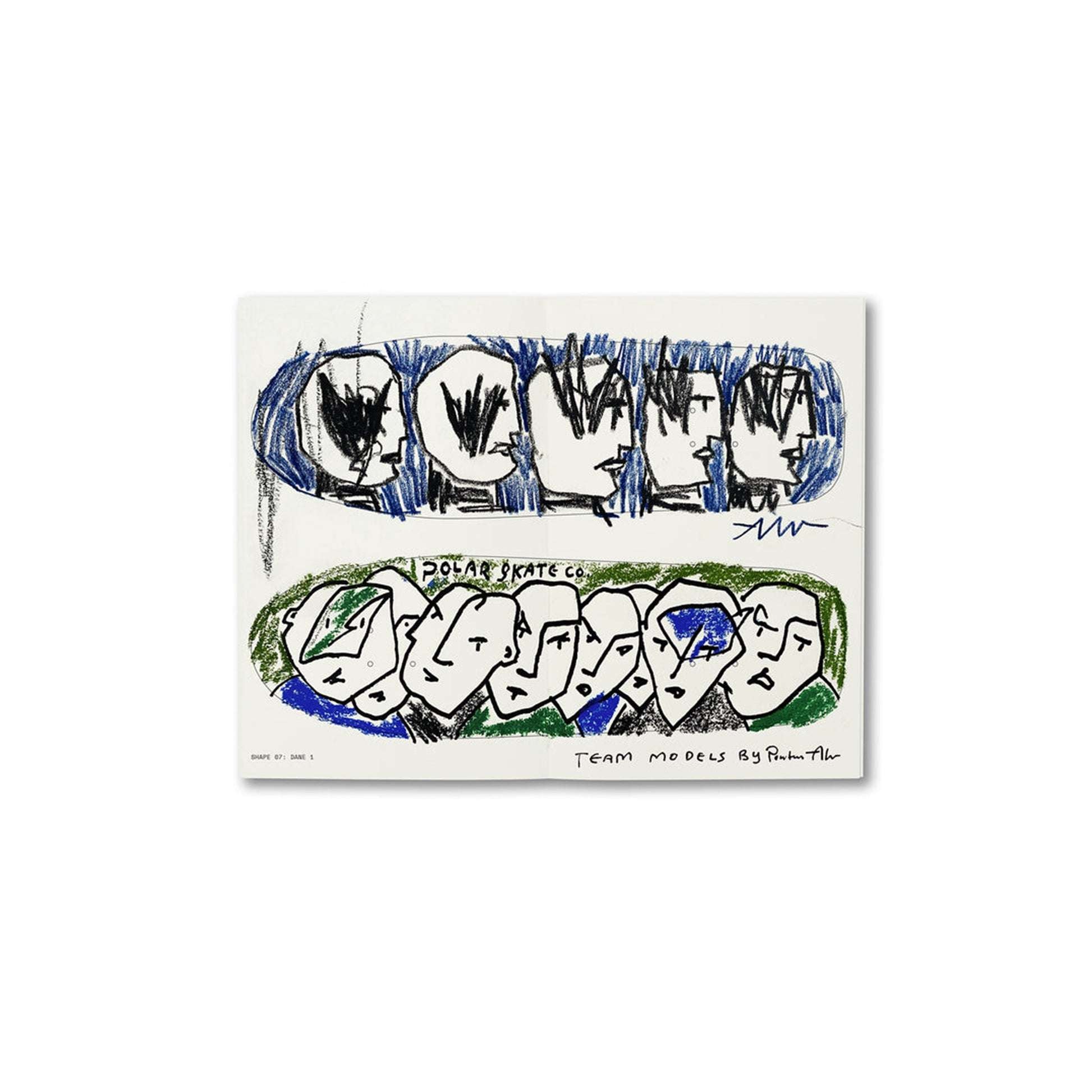 Polar Skate Co Book - Polar Deck Book (Blue)