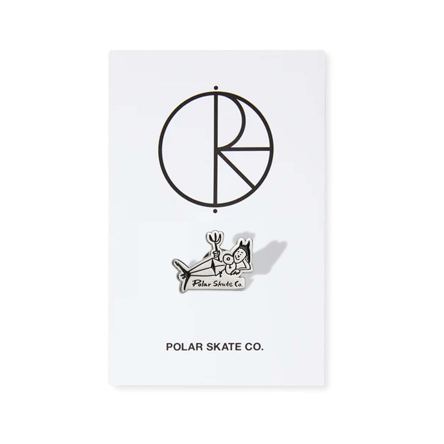 Polar Skate Co Pin - Devil Woman (Silver / Black) - Second Floor Stuff