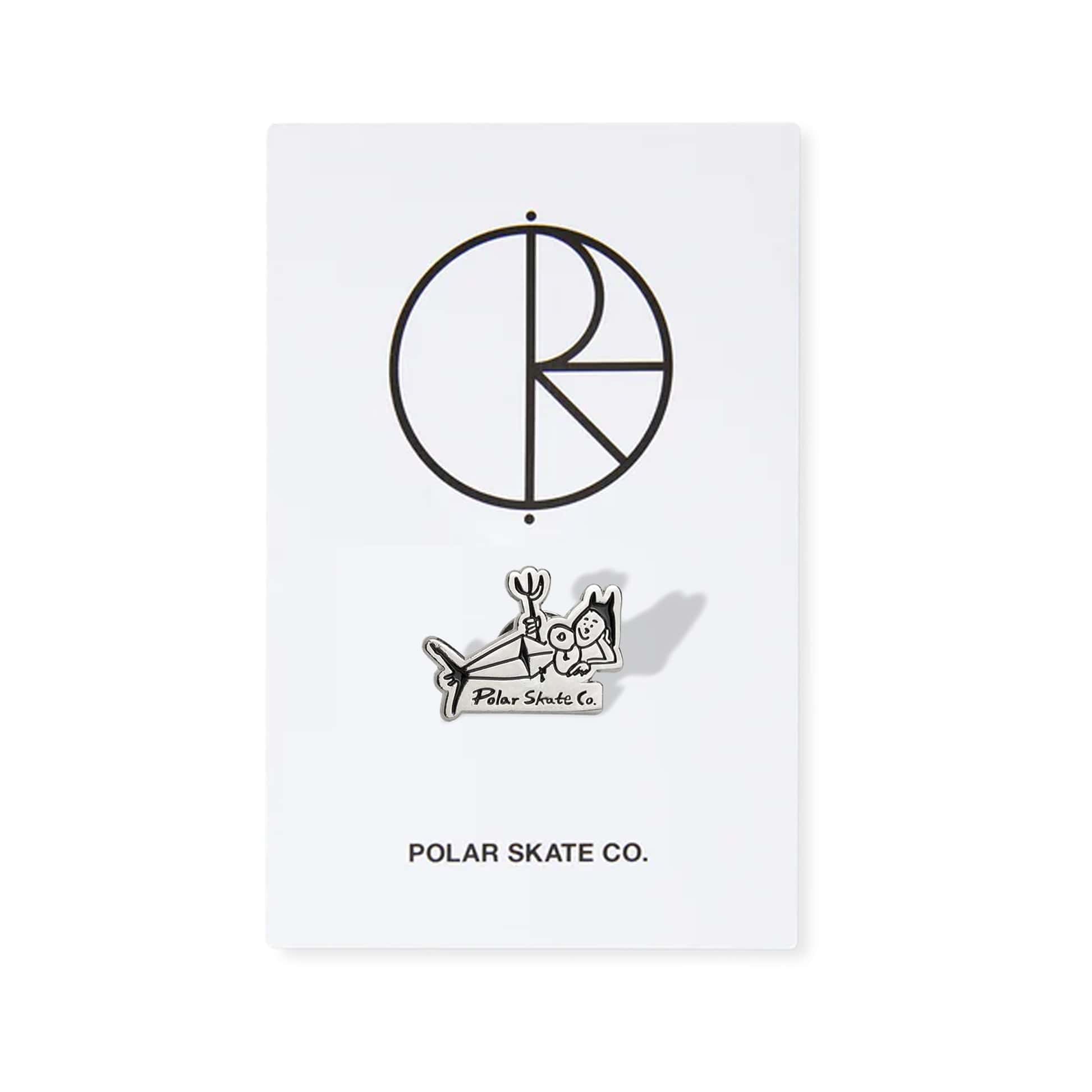 Polar Skate Co Pin - Devil Woman (Silver / Black) - Second Floor Stuff