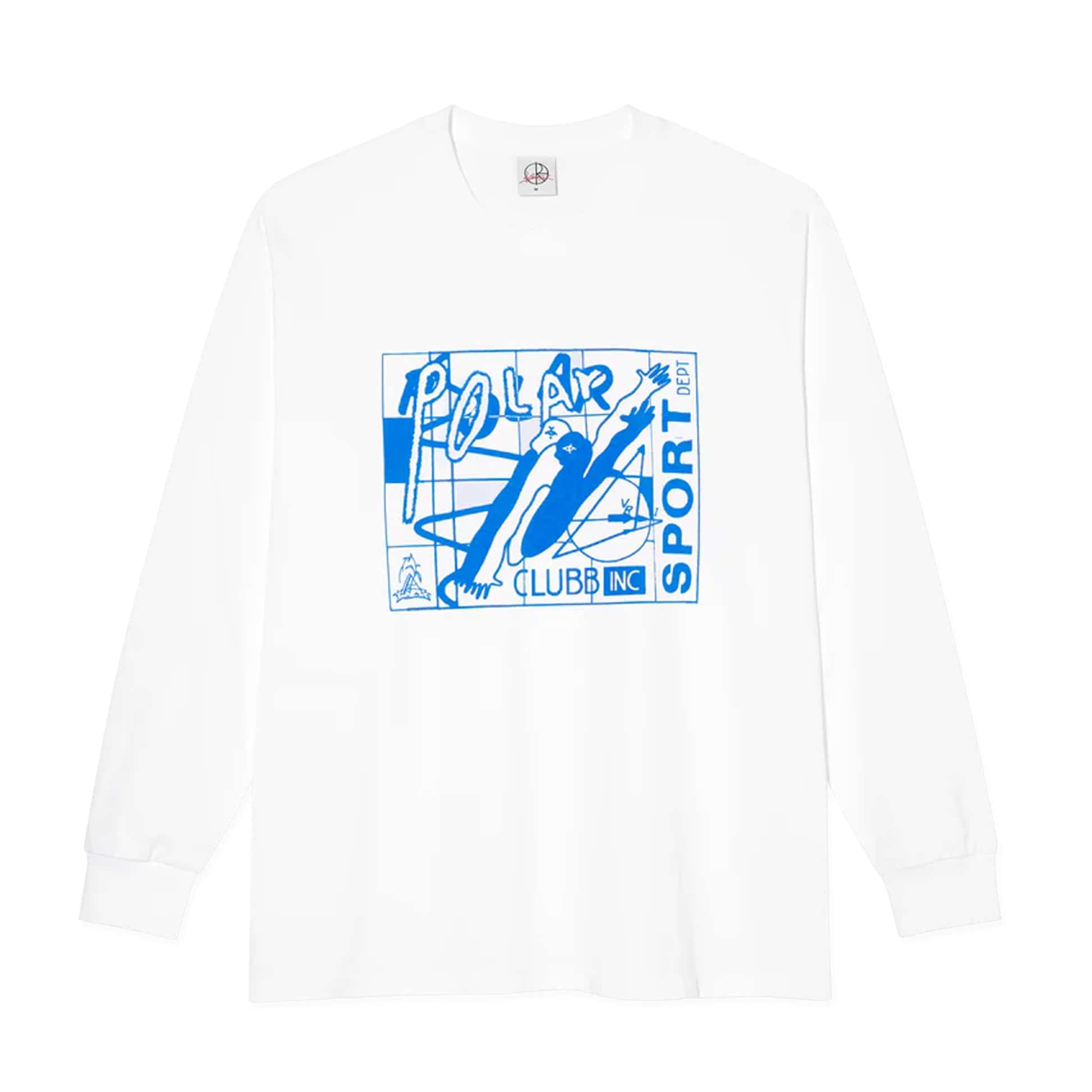 Polar Skate Co T-Shirt - Clubb Inc Longsleeve (White) - Second Floor Stuff