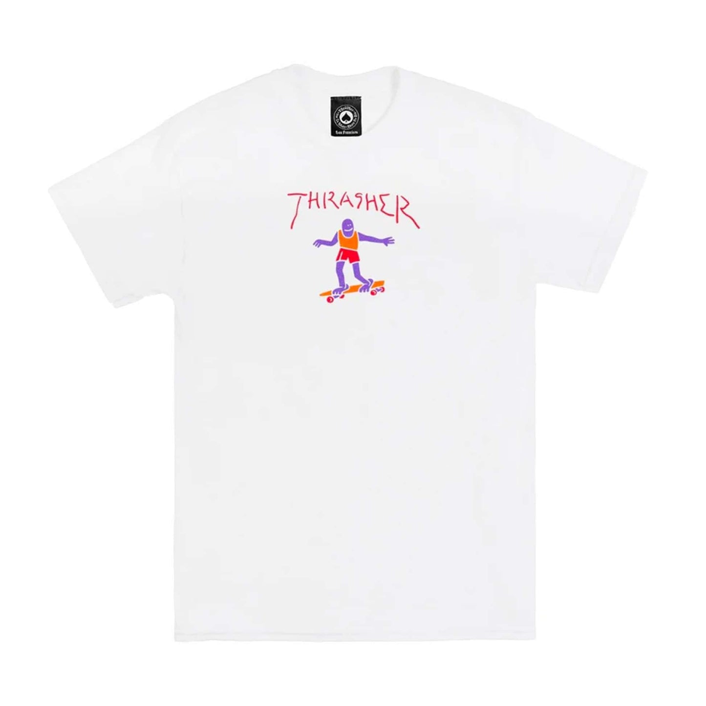 Thrasher T-Shirt - Gonz Fill (White) - Second Floor Stuff