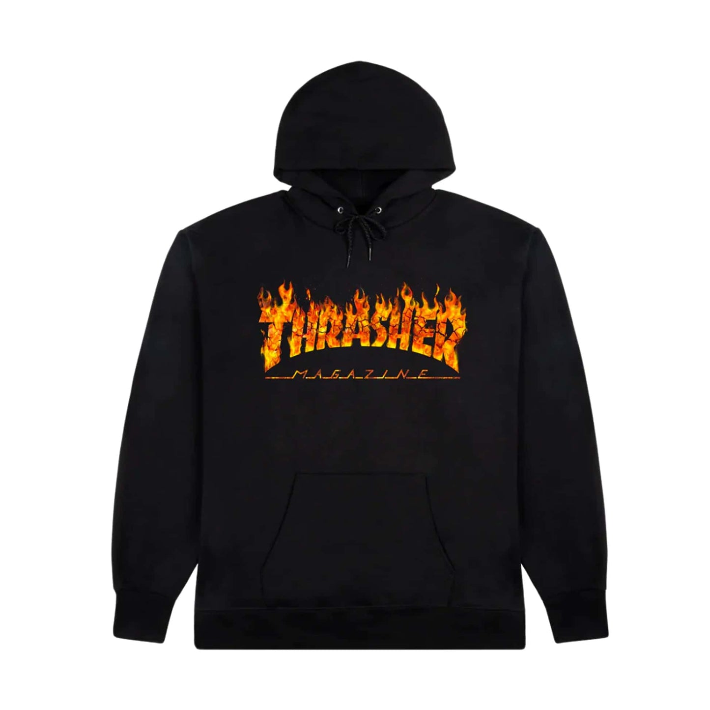 Thrasher Hoodie - Inferno Hooded Sweat (Black) - Second Floor Stuff