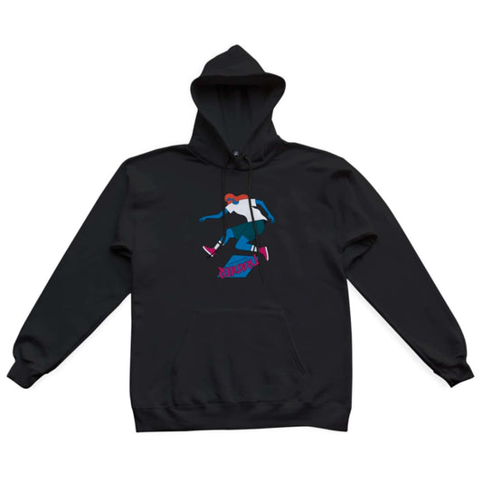 Thrasher x Parra Hoodie - Tre Hood (Black) - Second Floor Stuff