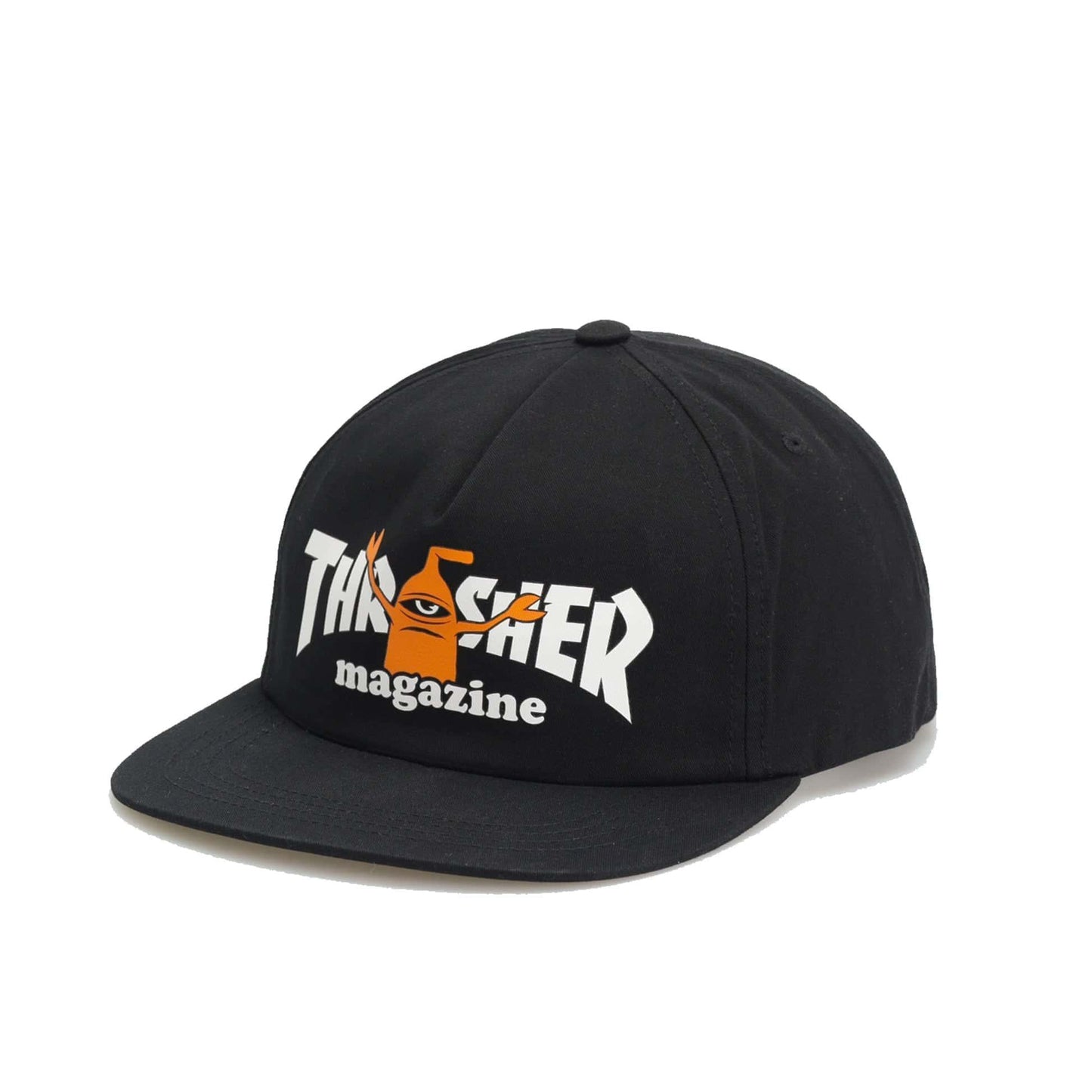 Thrasher x Toy Machine Cap - Sect Snapback (Black) - Second Floor Stuff