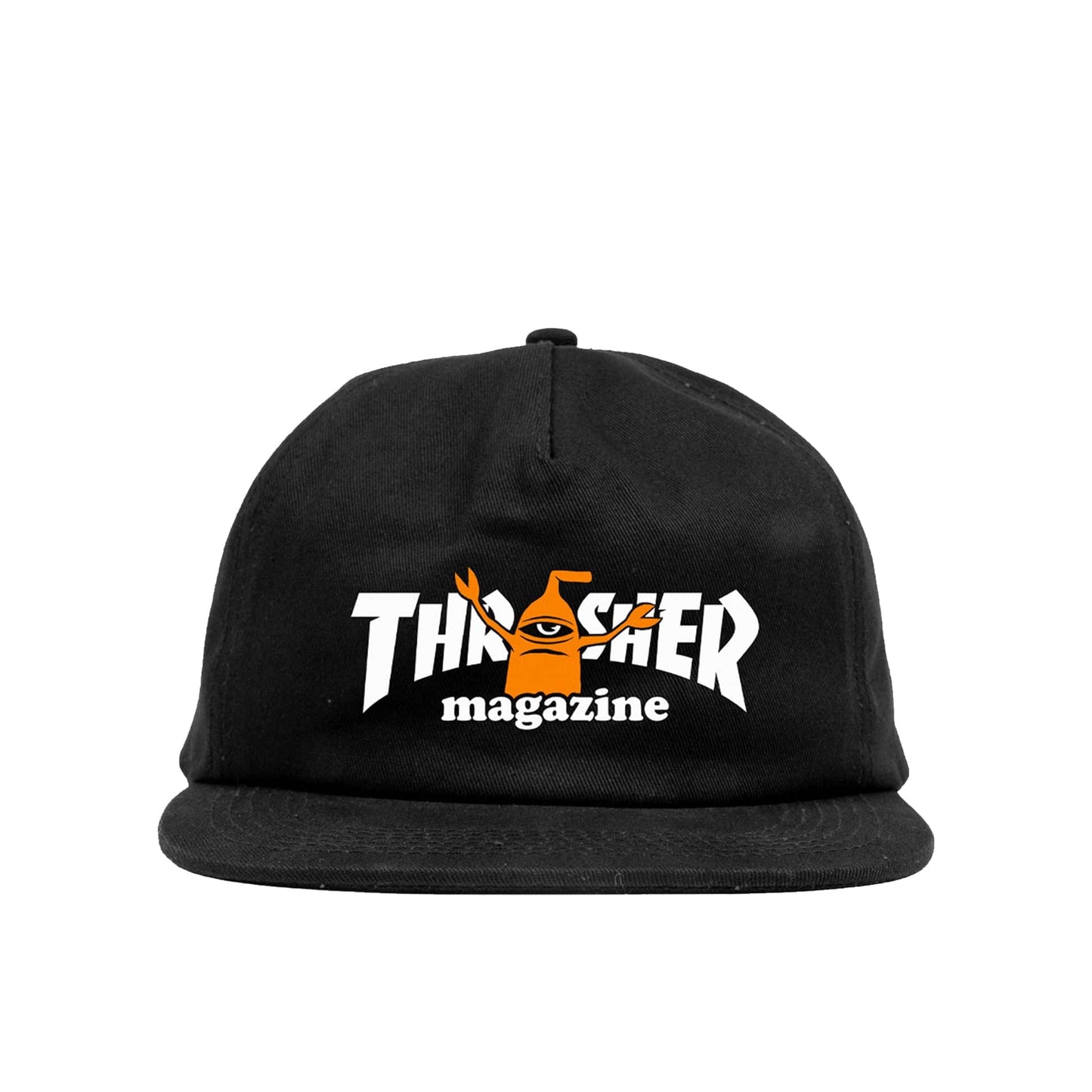 Thrasher x Toy Machine Cap - Sect Snapback (Black) - Second Floor Stuff