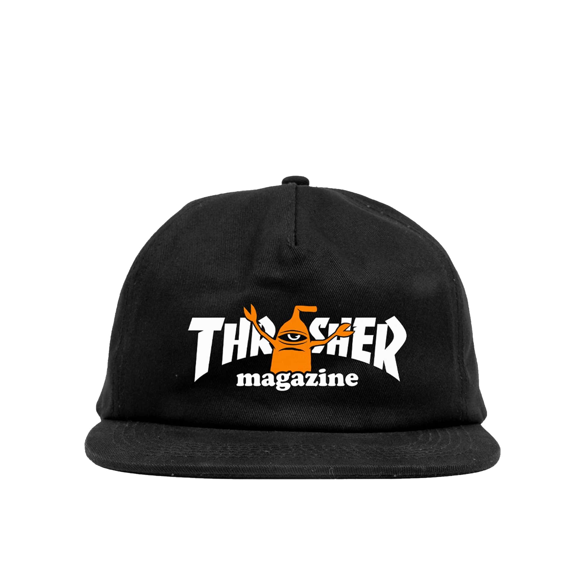 Thrasher x Toy Machine Cap - Sect Snapback (Black) - Second Floor Stuff