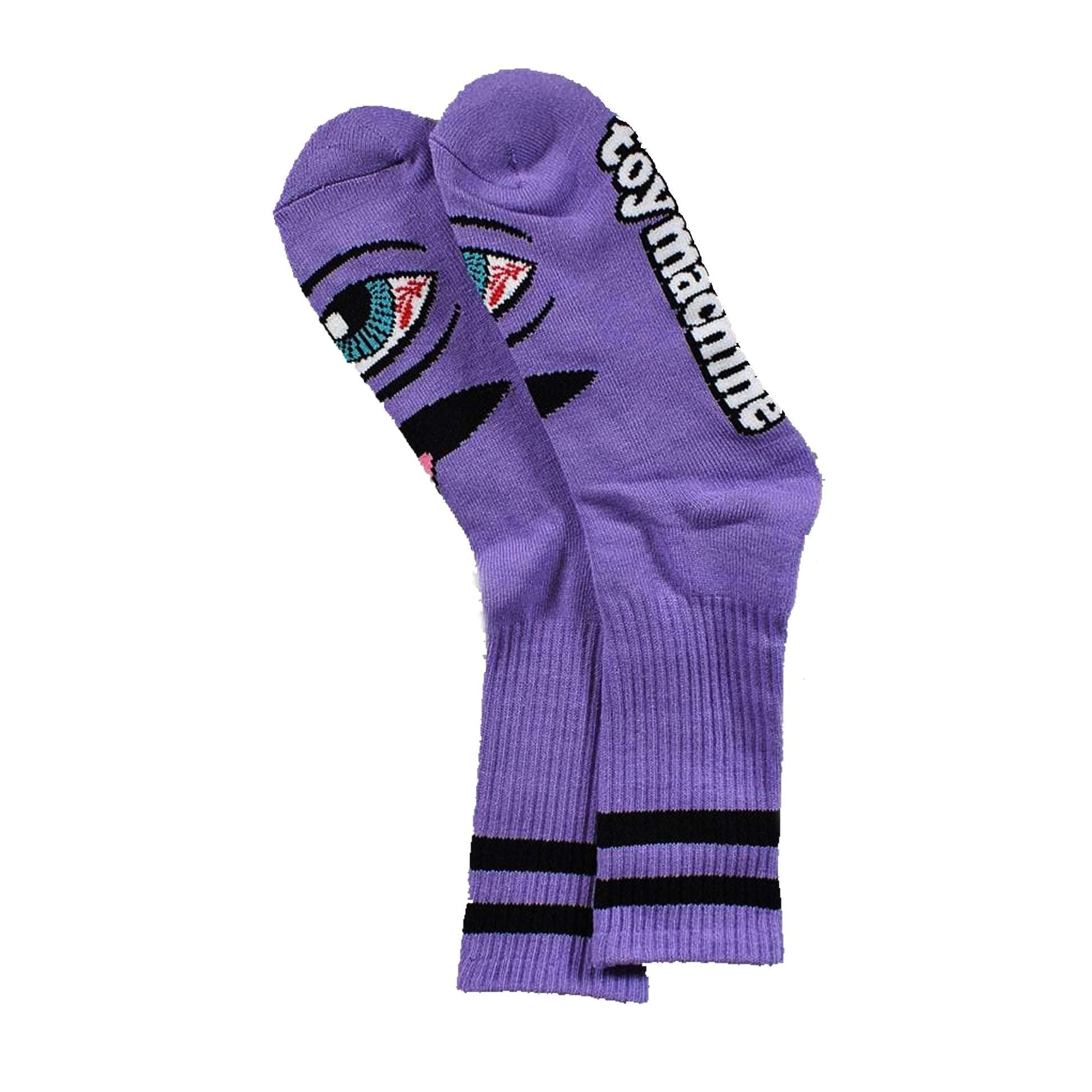 Toy Machine Socks - Bloodshot Eye (Purple)
