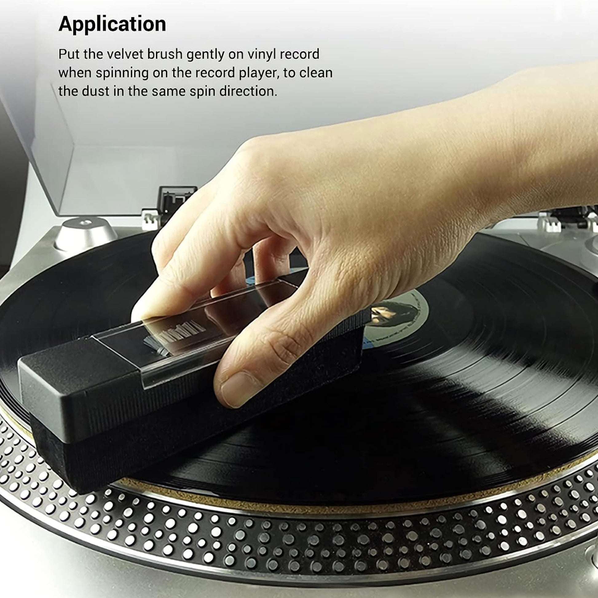 Turntable Cleaning Kit - Velvet Brush and Stylus Brush Pack