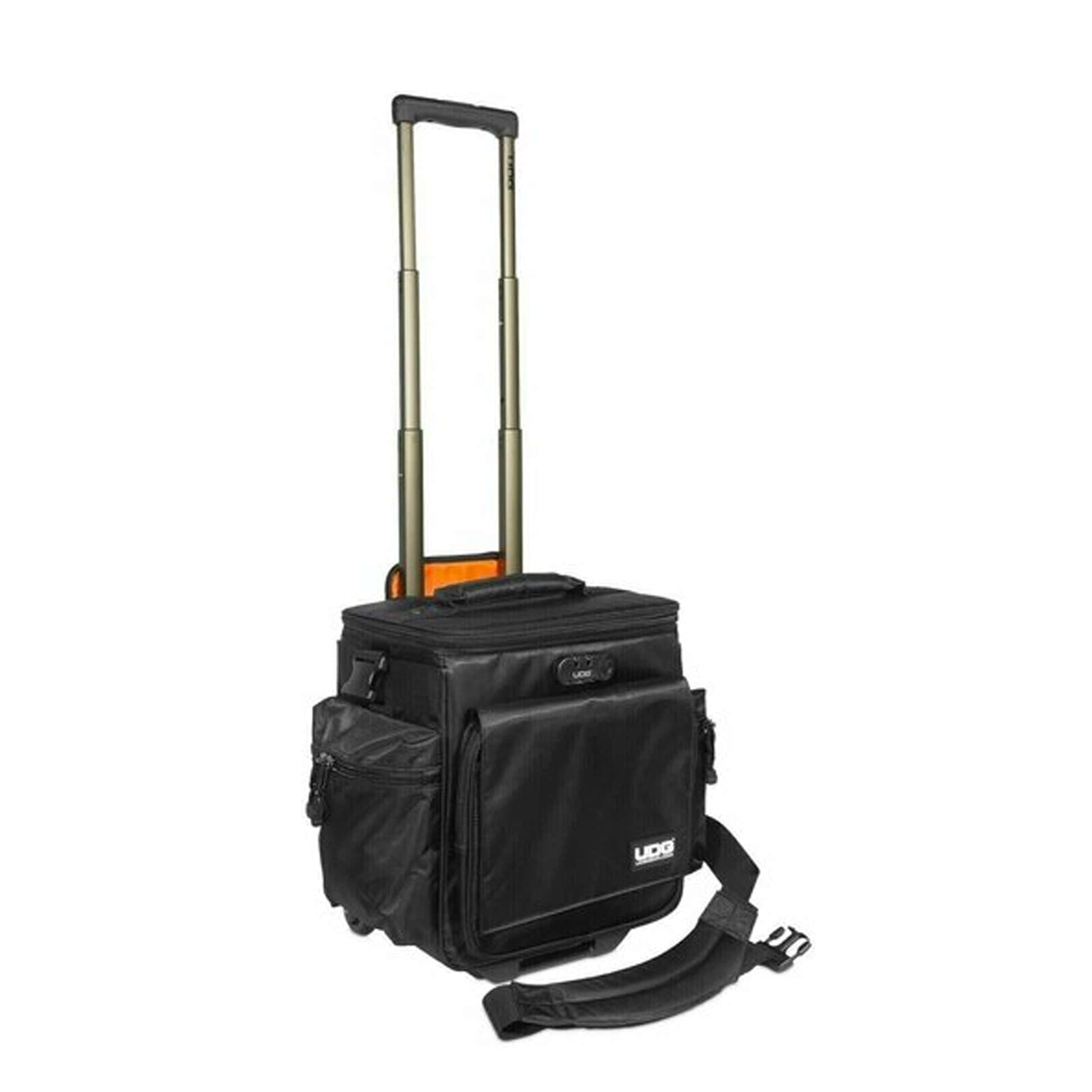 UDG Bag - Ultimate SlingBag Trolley Deluxe Black, Orange inside MK2 (Without CD wallet 24) - Second Floor Stuff