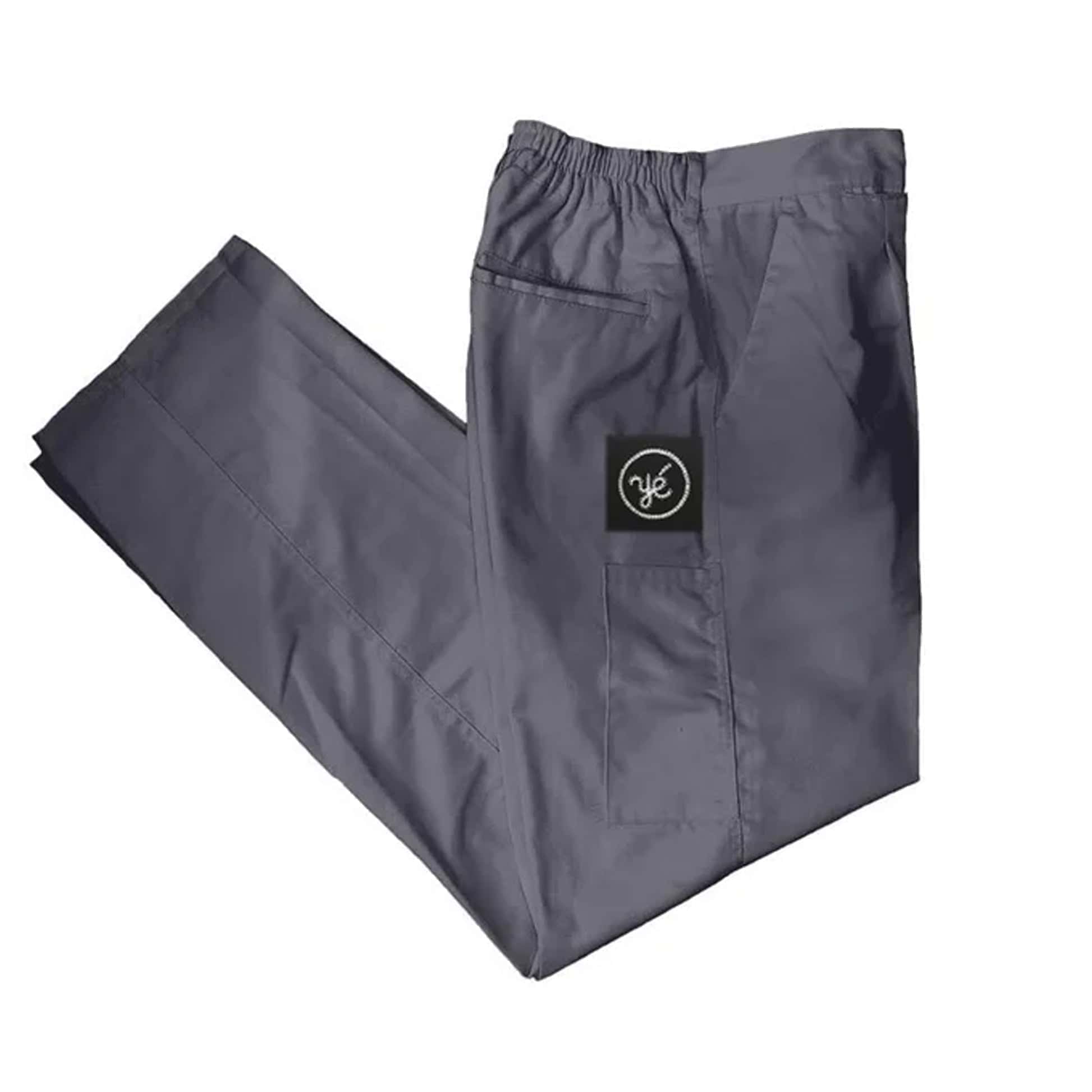 Yeahleyeah Pants - Embroided Chino (Grey) - Second Floor Stuff