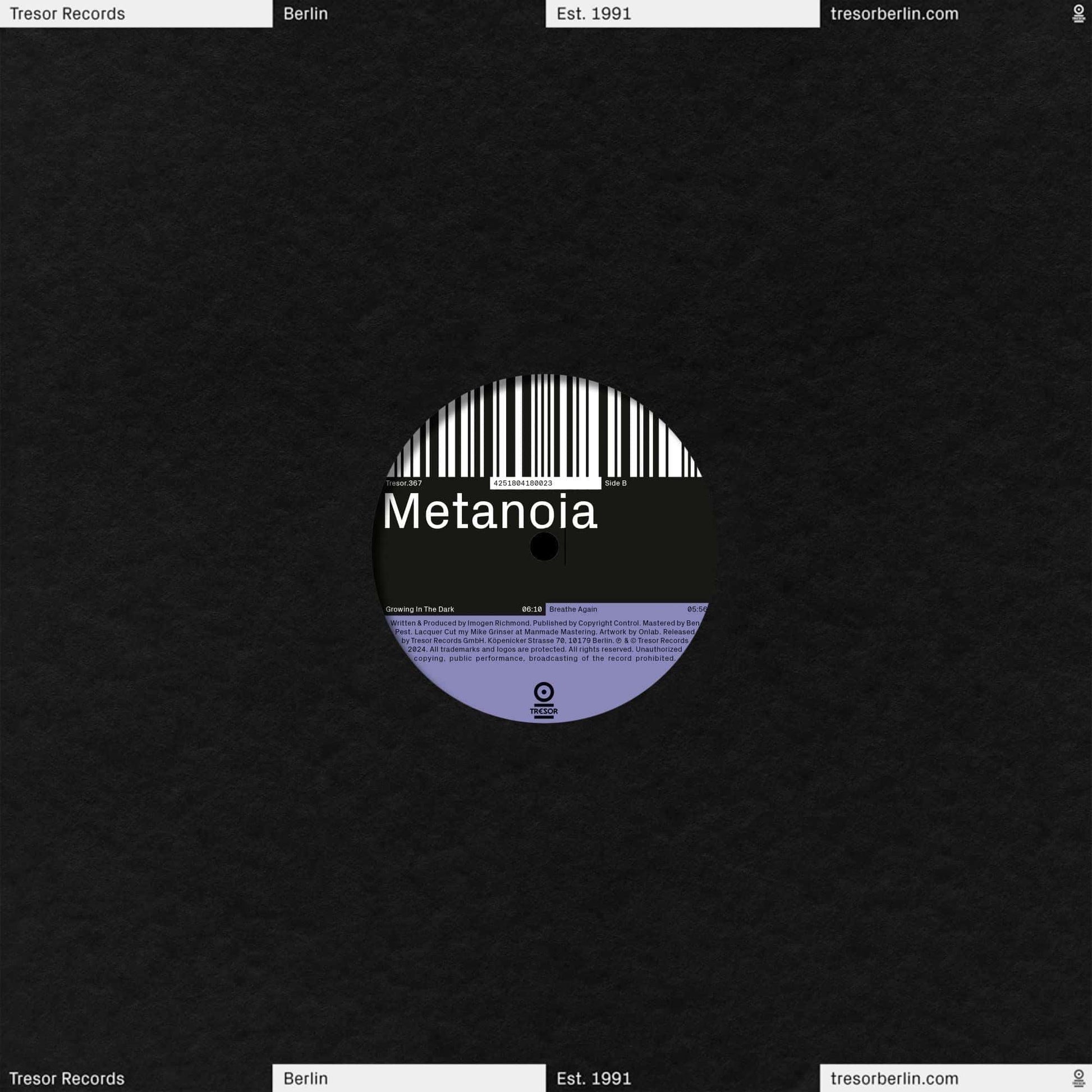 IMOGEN - Metanoia [TRESOR367] - Second Floor Stuff