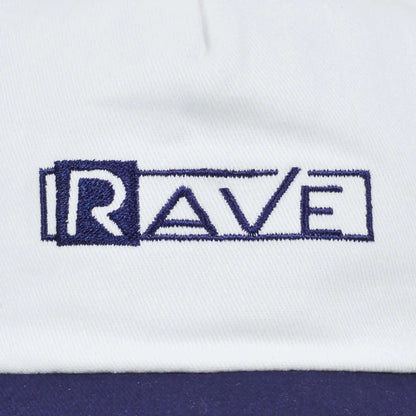 Rave Skateboards Cap - RAVE GROUPE (White & Navy)-Caps-Second Floor Stuff-Second Floor Stuff