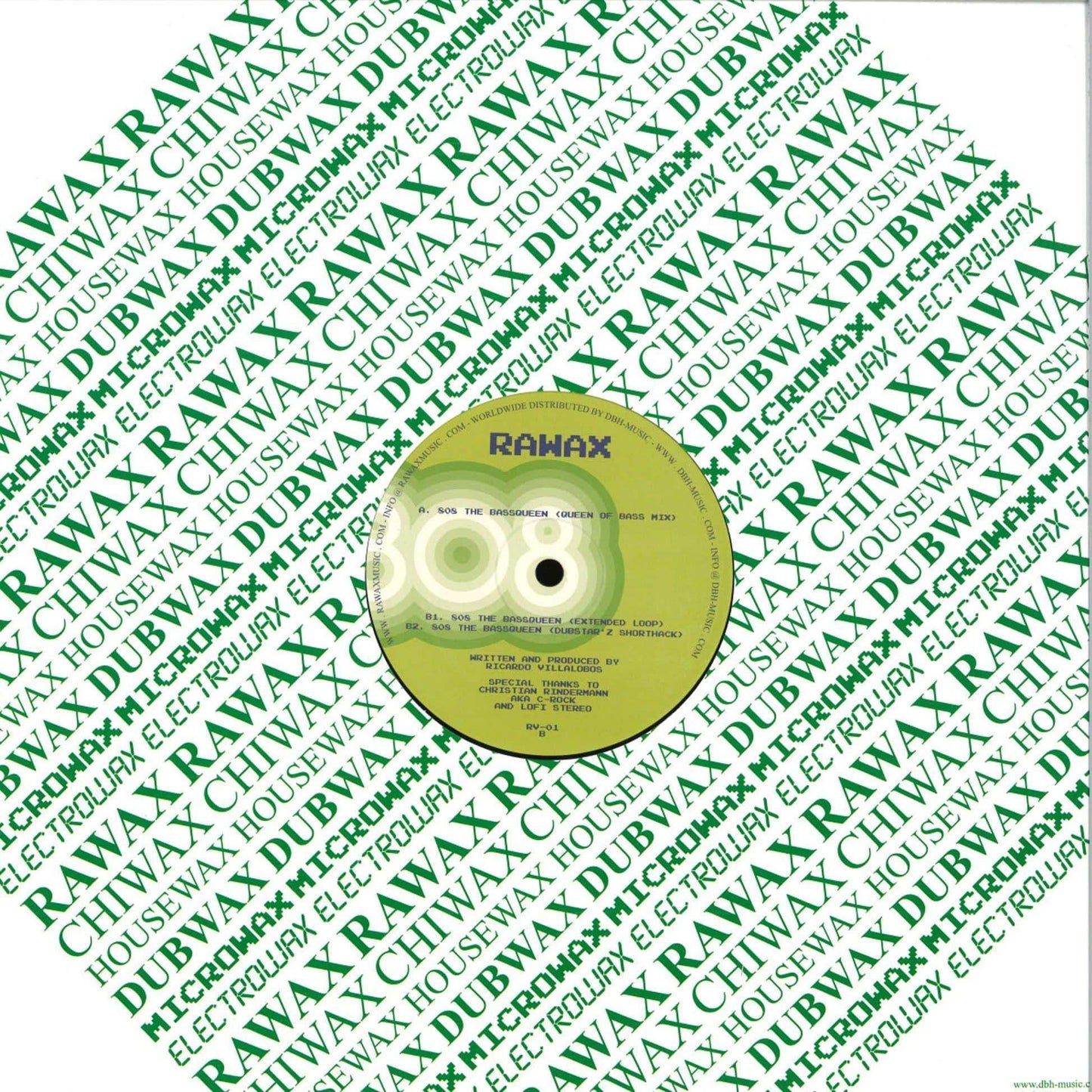 Ricardo Villalobos - 808 THE BASSQUEEN [RV-01] - Second Floor Stuff