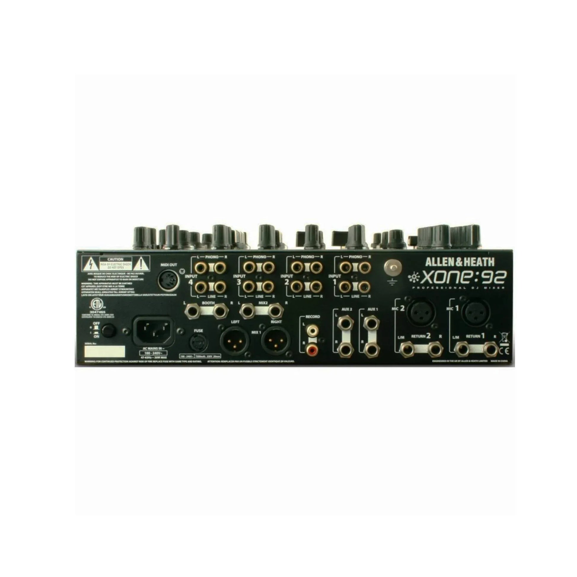 Allen & Heath Mixer - Xone:92 - Second Floor Stuff