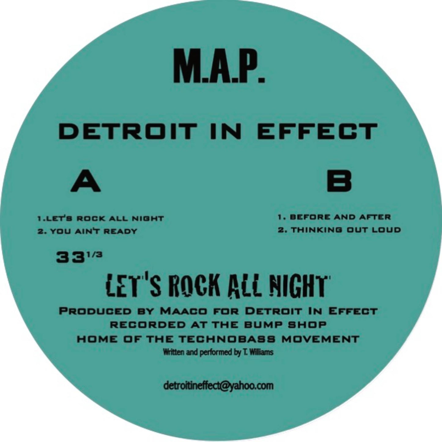 Detroit In Effect - Let's Rock All Night [MAP017]