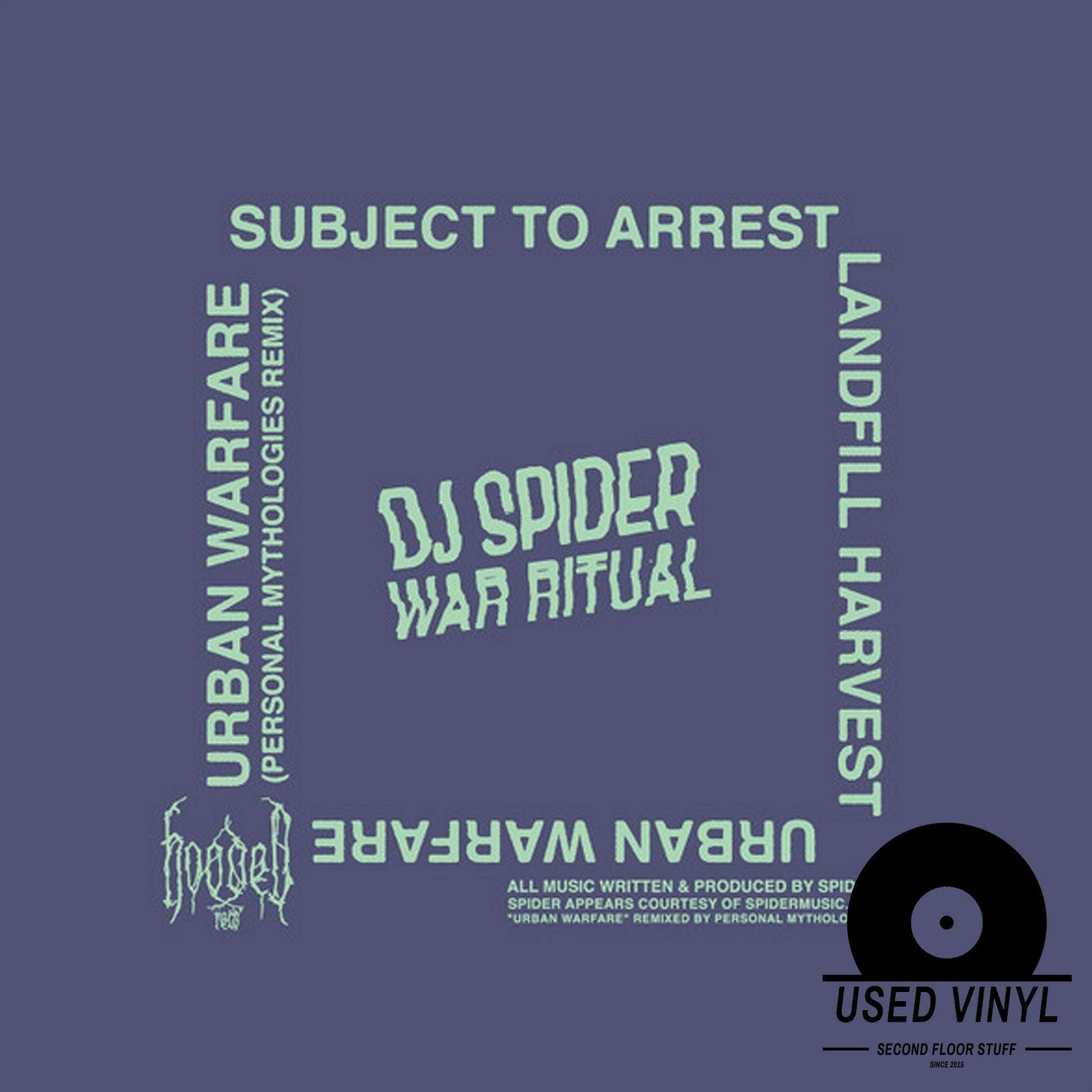 DJ Spider ‎– War Ritual [HOODED002]