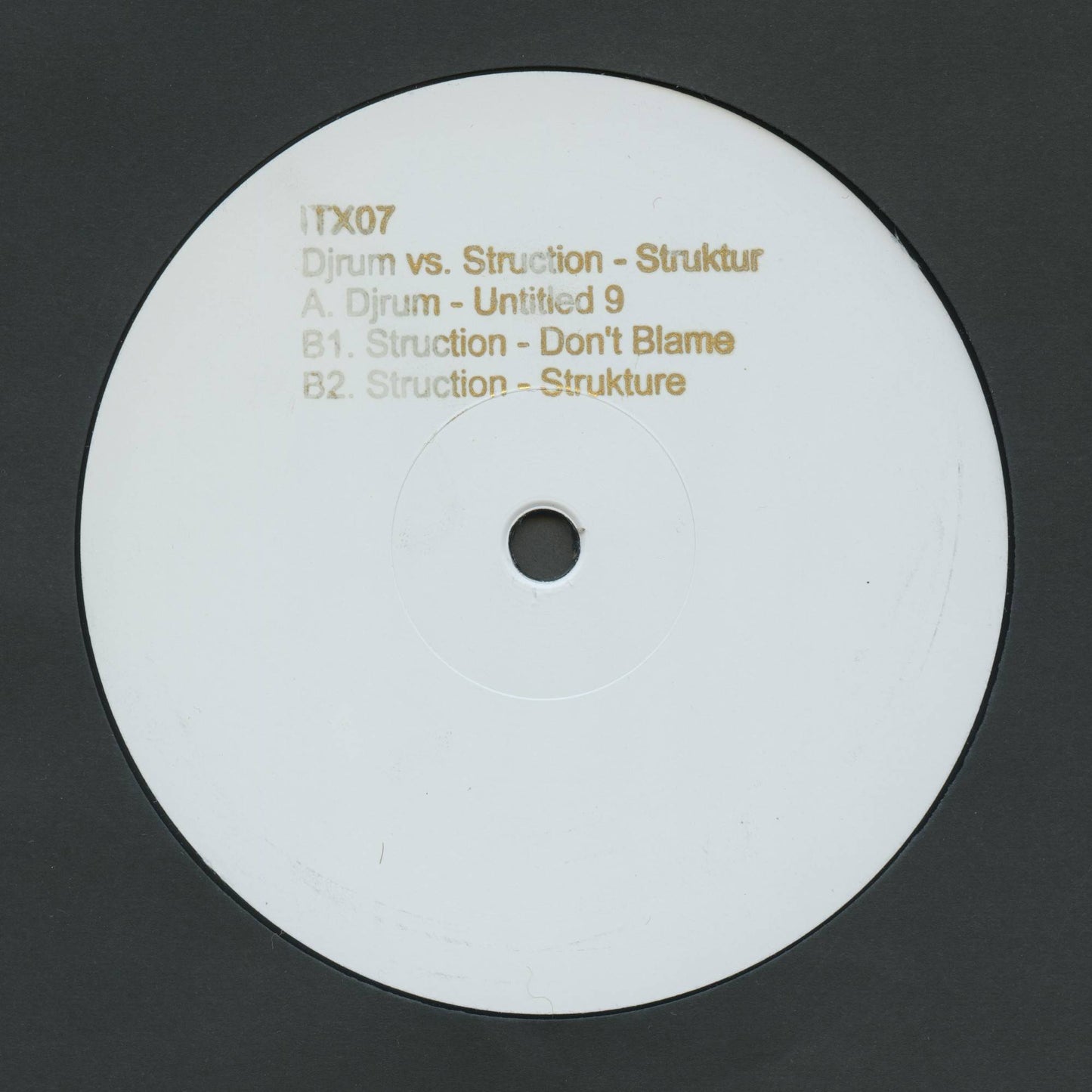 Djrum vs. Struction - Struktur [ITX07] - Second Floor Stuff