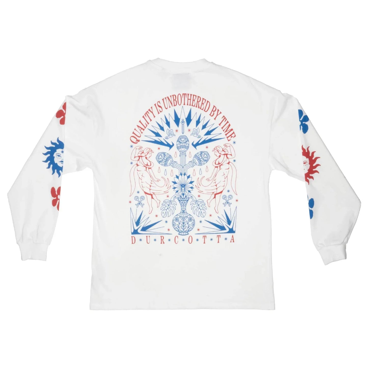 Durcotta T-Shirt - New Sun Longsleeve (White) - Second Floor Stuff