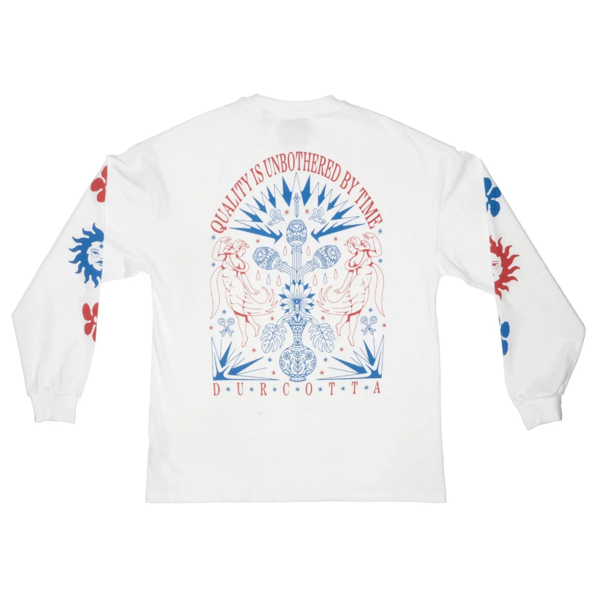 Durcotta T-Shirt - New Sun Longsleeve (White) - Second Floor Stuff