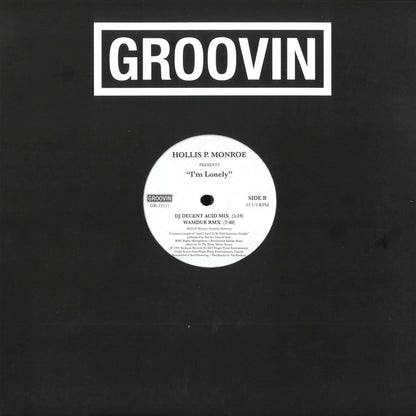 Hollis P. Monroe - I'm Lonely [GR-12111] - Second Floor Stuff