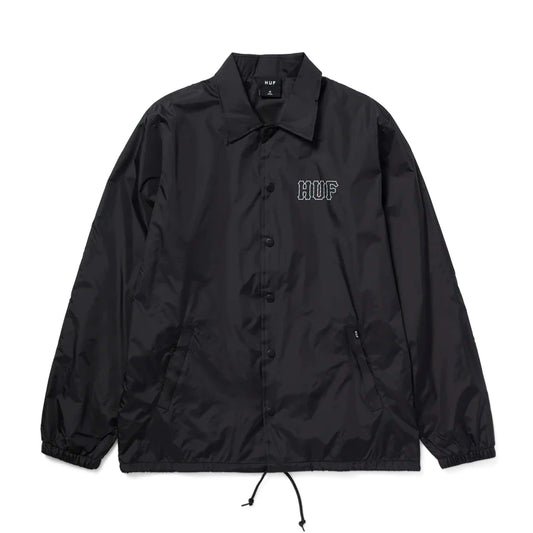 HUF Jacket - Set H Coaches (Black)-Jacket-Second Floor Stuff-Second Floor Stuff