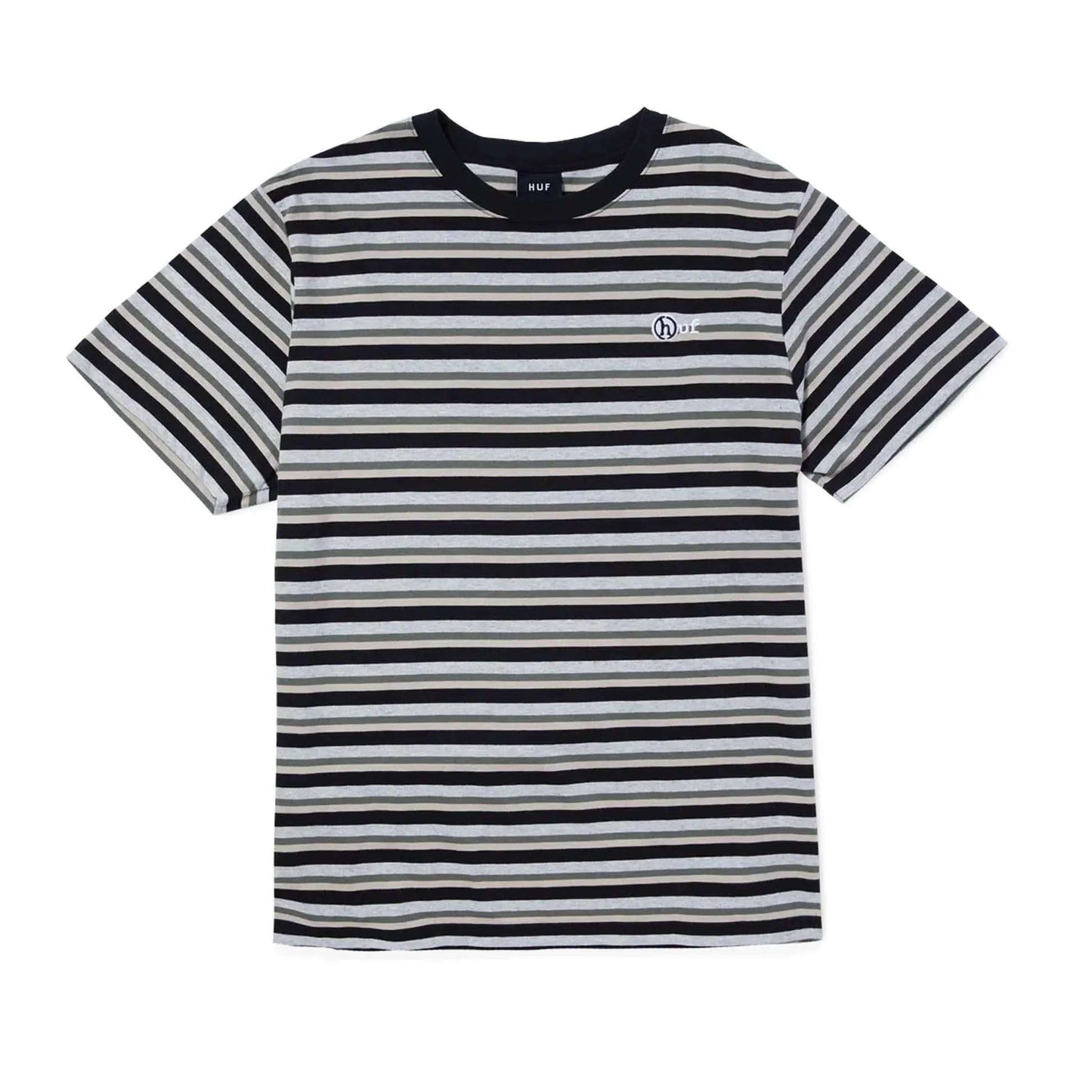 HUF T-Shirt - Webster Stripe Knit Top (Cream) - Second Floor Stuff