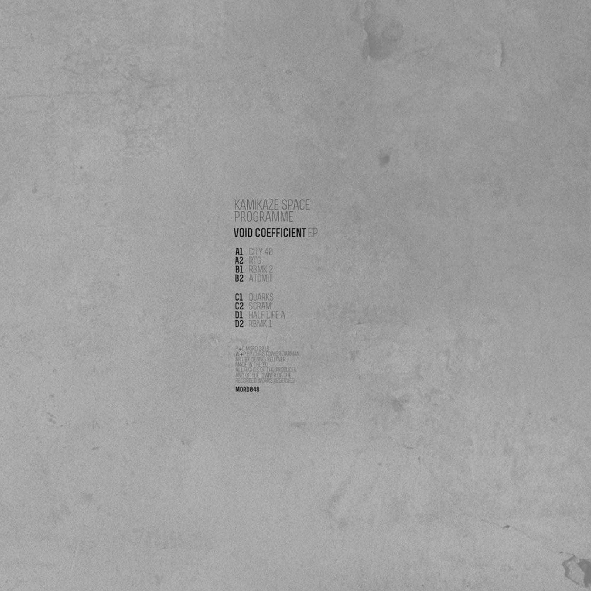 Kamikaze Space Programme ‎– Void Coefficient [MORD048]