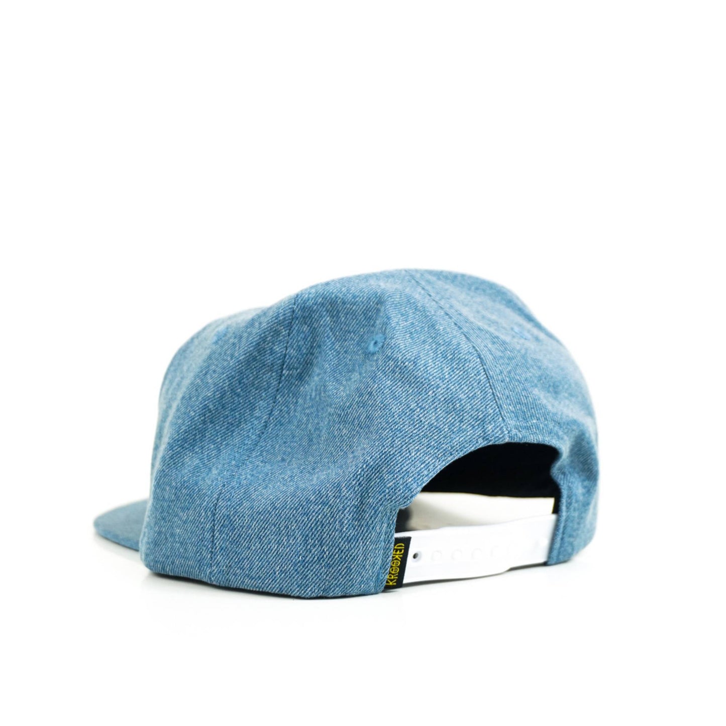 Krooked Cap - Eyes Snapback (Washed Denim/Yellow) - Second Floor Stuff