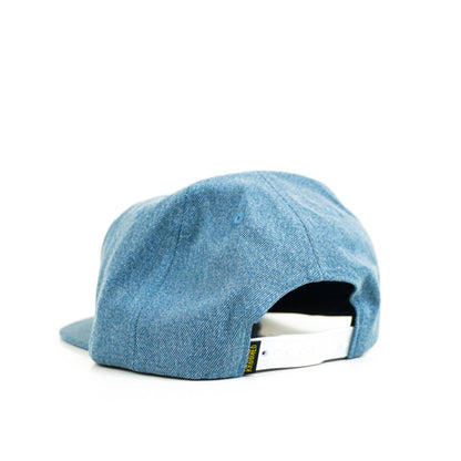 Krooked Cap - Eyes Snapback (Washed Denim/Yellow) - Second Floor Stuff