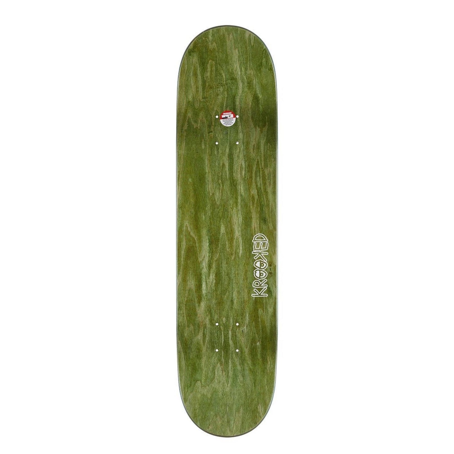 Krooked Deck - Eyes Assorted 8.06" (Green/Yellow) - Second Floor Stuff