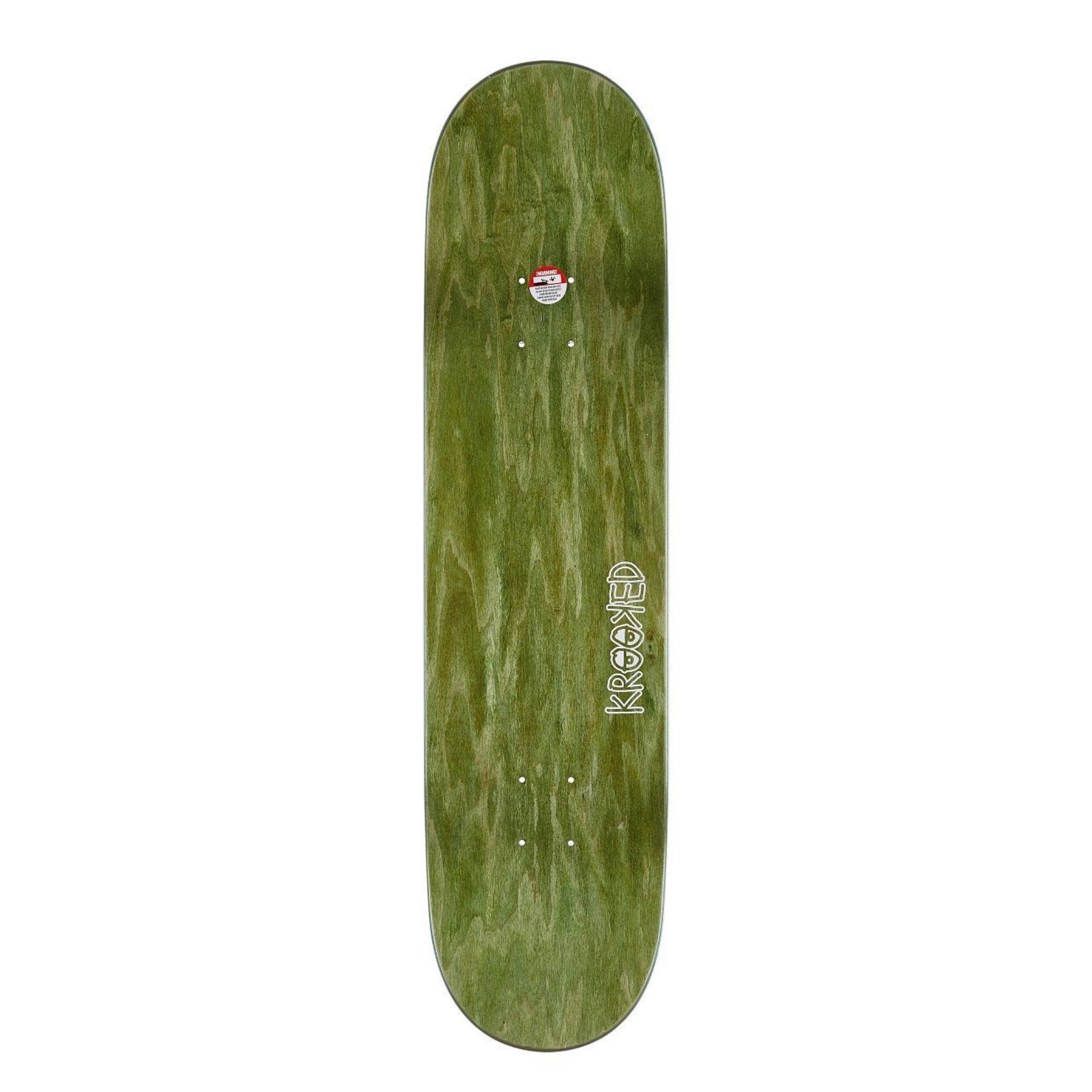 Krooked Deck - Eyes Assorted 8.06" (Green/Yellow) - Second Floor Stuff